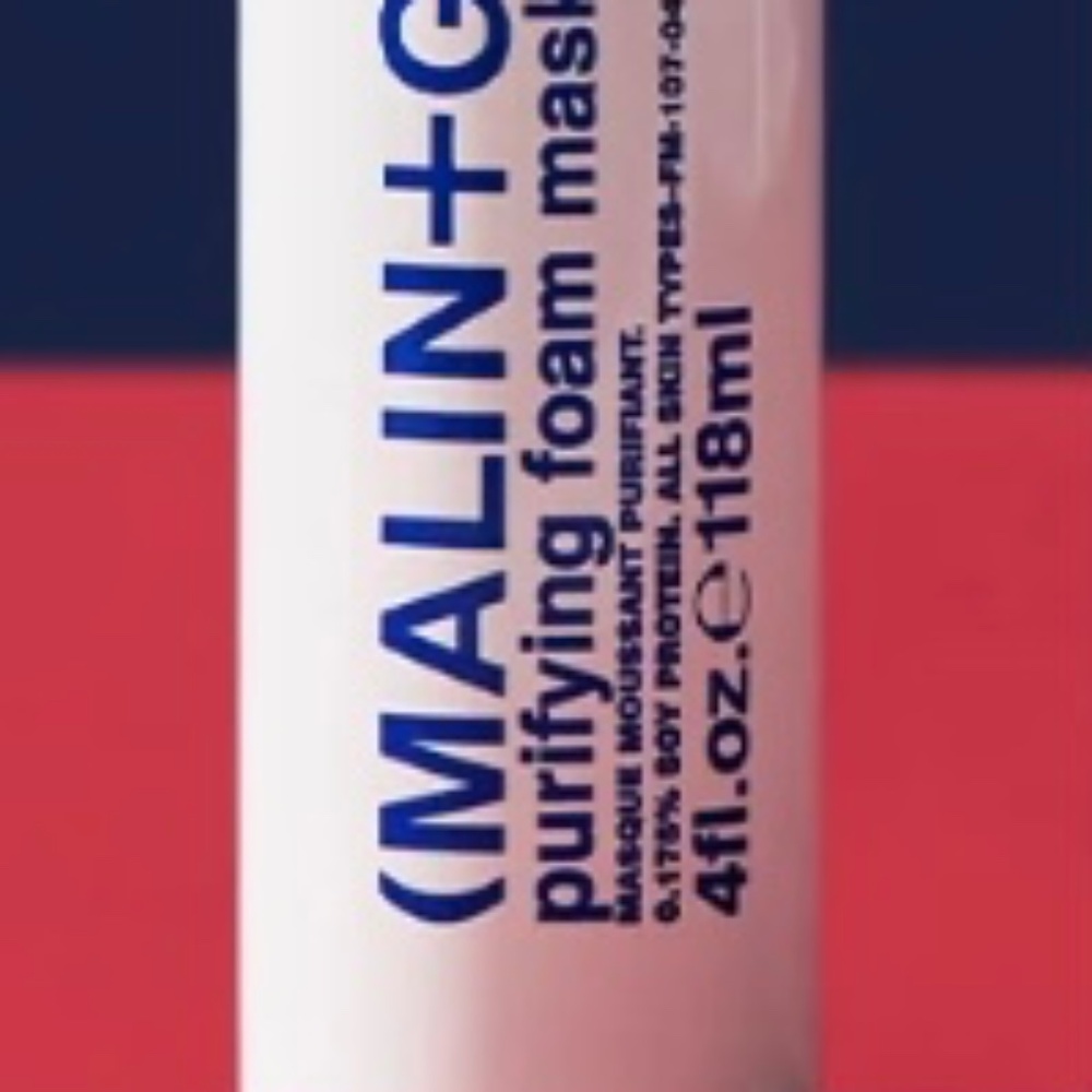 (3/30$) (MALIN+GOETZ) purifying foam mask.